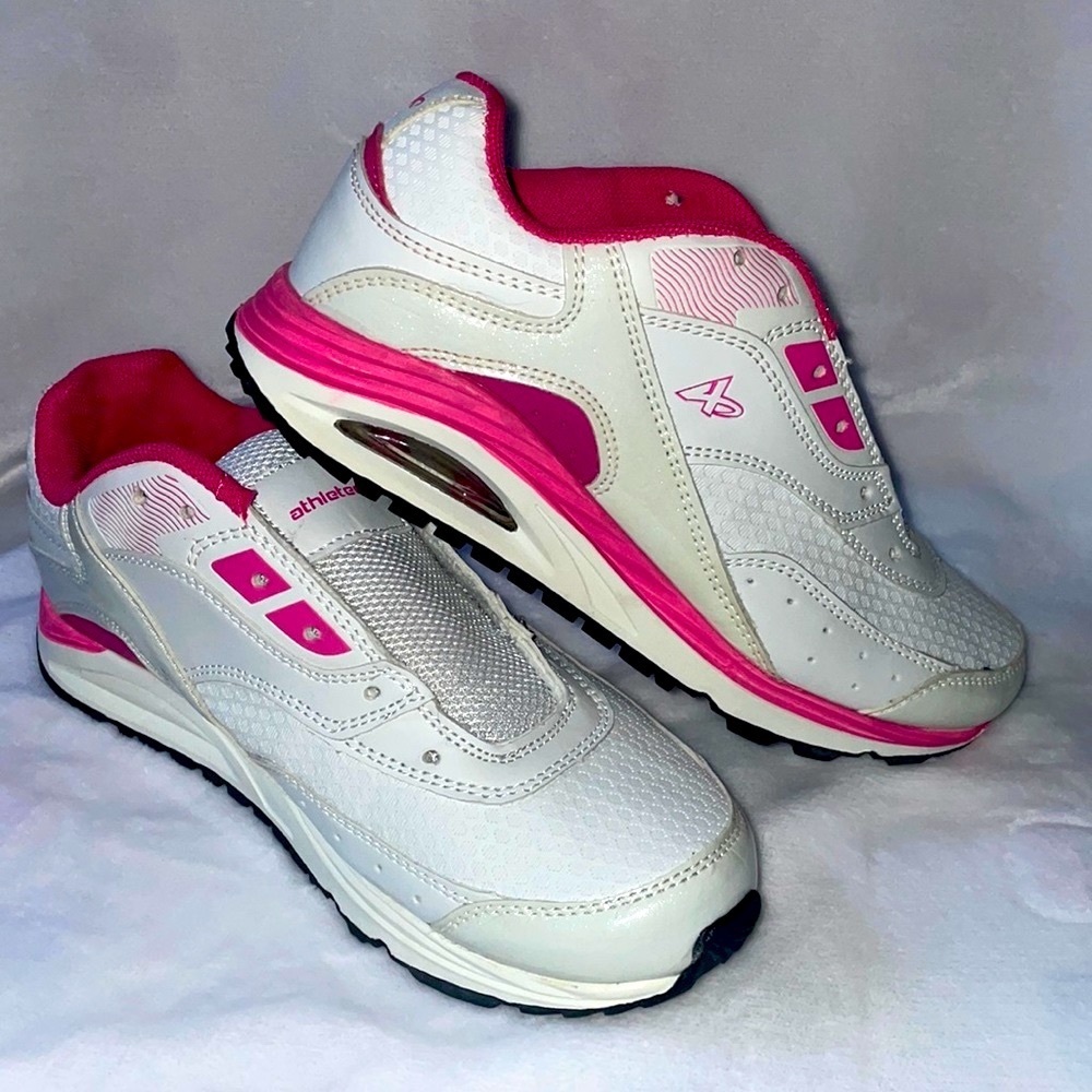 White/Pink shoes (Size 7M)